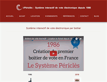 Tablet Screenshot of i-pericles.fr